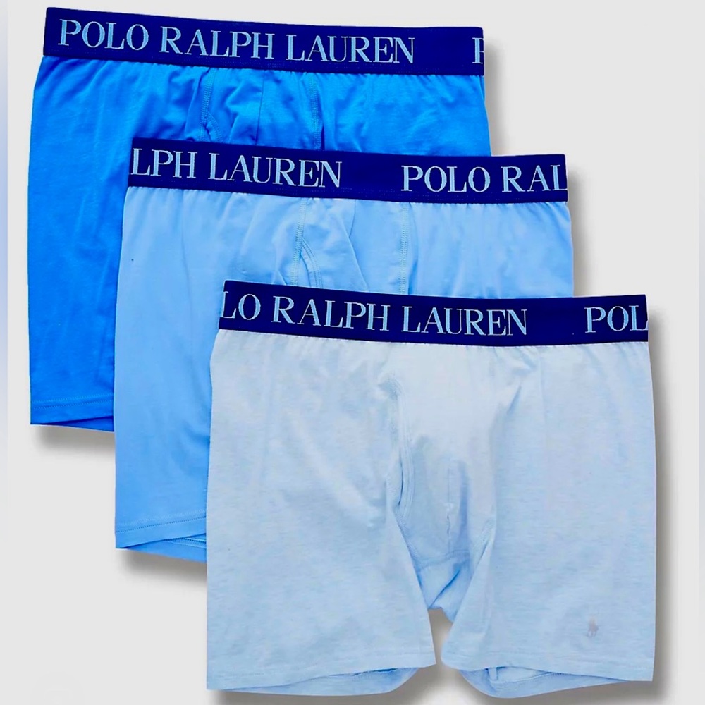 POLO RALPH LAUREN 3-LIGHTWEIGHT BOXER BRIEFS 4D-FLEX SIZE;XL